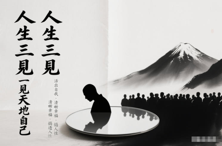 人生三见一见天地见众生见自己，活出自我拥有清晰幸福人生，搞透人性-老莫涯
