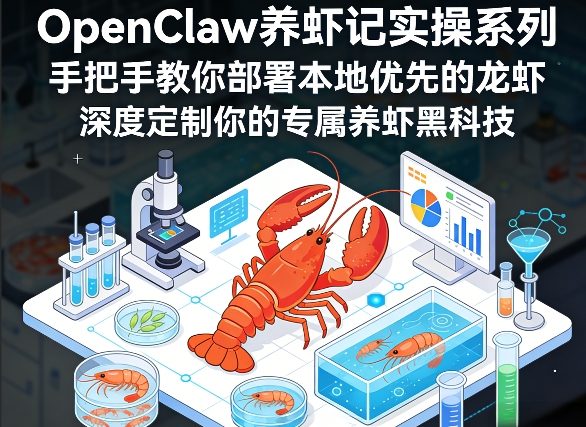 OpenClaw养虾记实操系列，手把手教你部署本地优先的龙虾，深度定制你的专属养虾黑科技(更新)-老莫涯