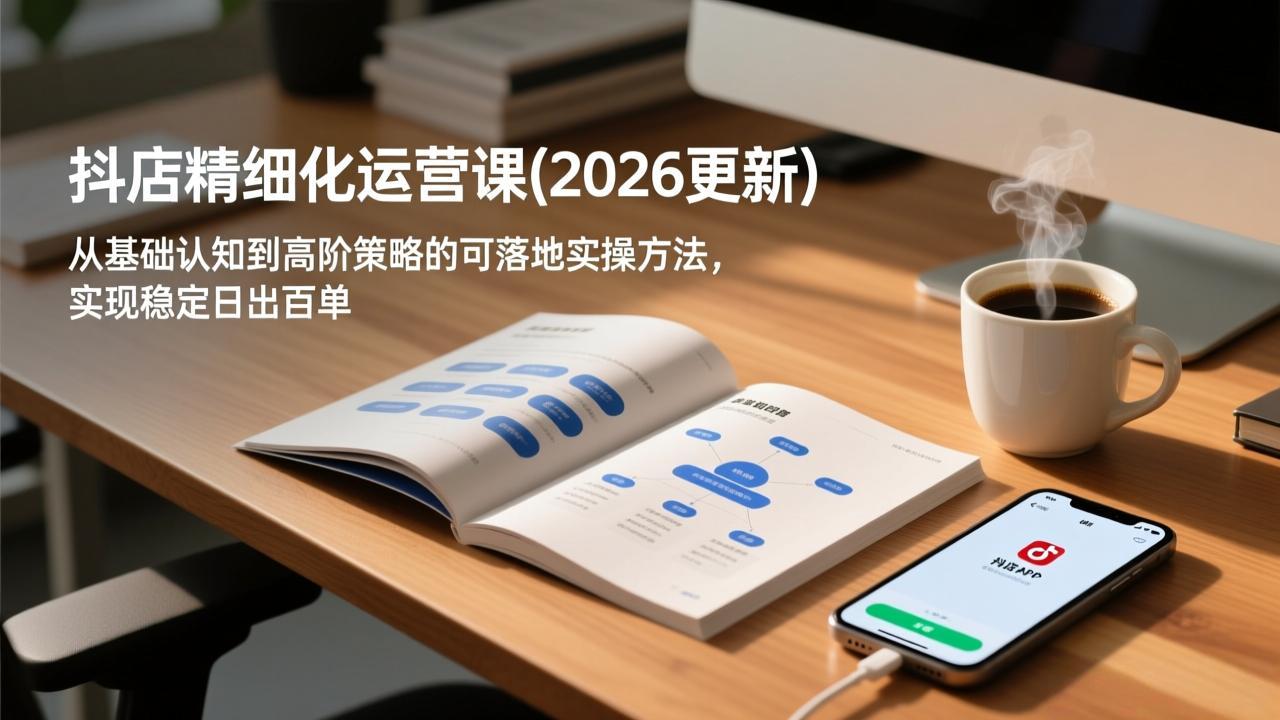 抖店精细化运营课(2026更新-老莫涯