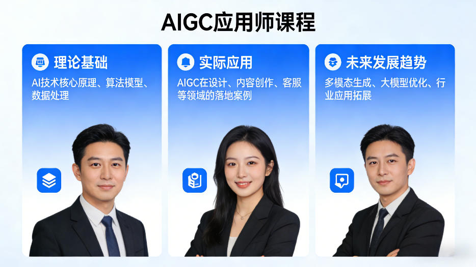 AIGC应用师课程，覆盖了AI技术的理论基础、实际应用、以及未来发展趋势(更新)-老莫涯