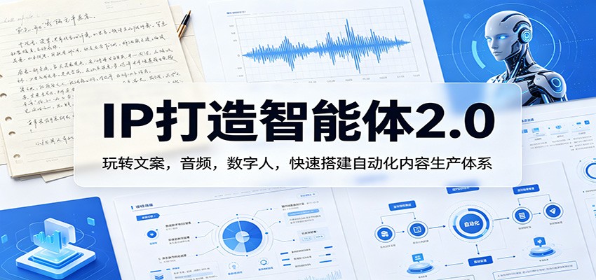 IP打造智能体2.0：玩转文案，音频，数字人，快速搭建自动化内容生产体系-老莫涯