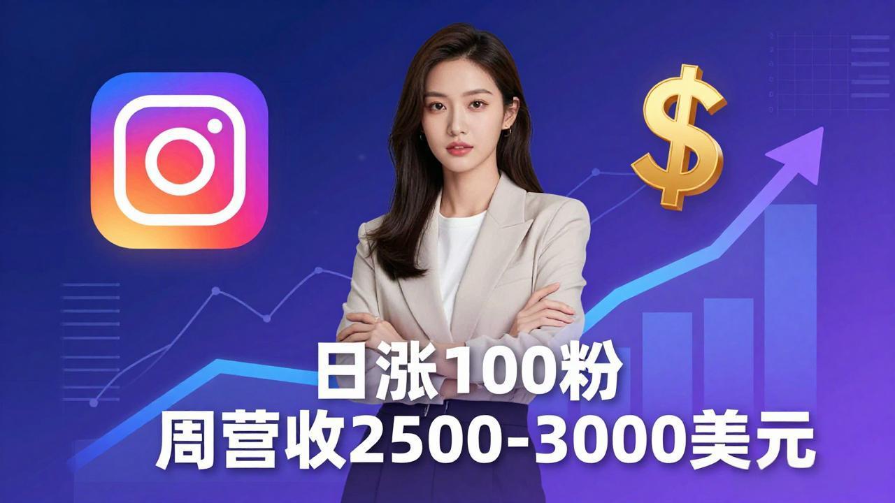 想做数字产品？Sheri亲授：日涨100粉、每周2500至3000美元的营收，Instagram躺着赚-老莫涯