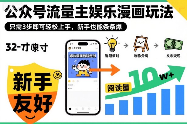 ‍‬⁢‍⁡‍‍⁡⁣⁤‍‬⁡⁣⁢⁣‍⁣‌‌⁢⁡⁡‌⁢⁣⁢⁢‌⁣‬⁣‬‬⁣⁢⁢⁣公众号流量主娱乐漫画玩法，只需3步即可轻松上手，新手也能条条爆-老莫涯
