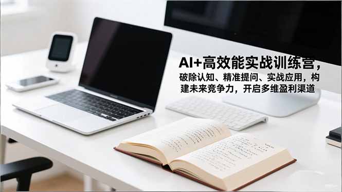 AI+高效能实战训练营，破除认知、精准提问、实战应用，构建未来竞争力，开启多维盈利渠道-老莫涯