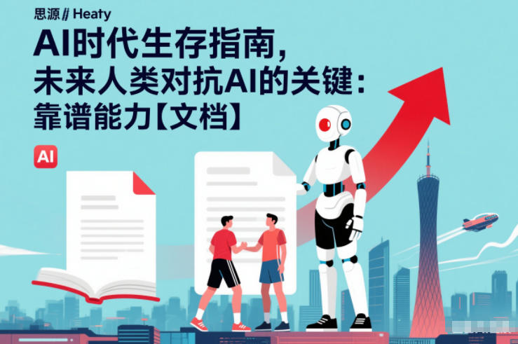 AI时代生存指南，未来人类对抗AI的关键：靠谱能力【文档】-老莫涯