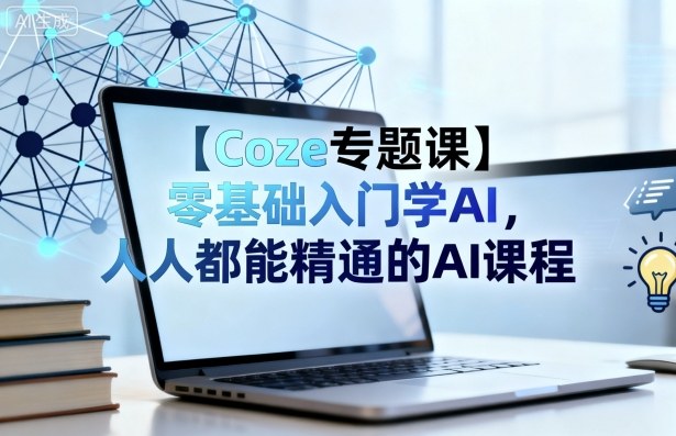 【Coze专题课】零基础入门学AI，人人都能精通的AI课程-老莫涯