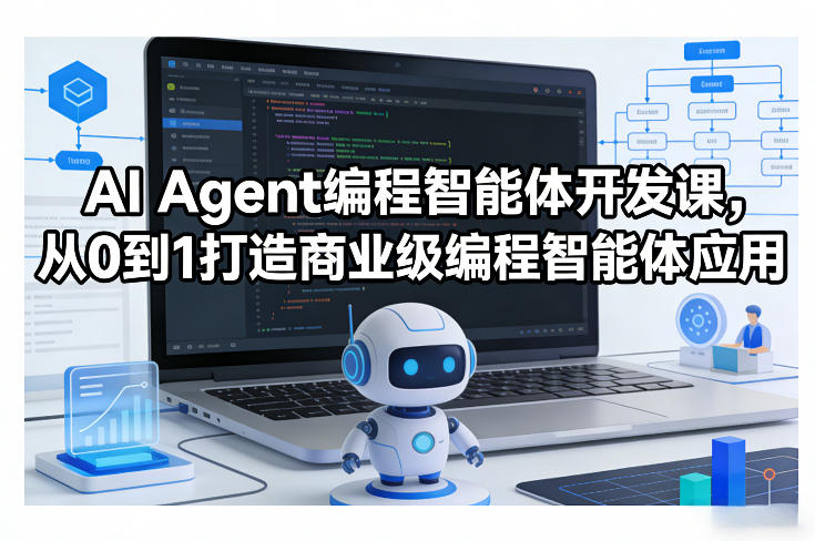 AI Agent编程智能体开发课，从0到1打造商业级编程智能体应用-老莫涯