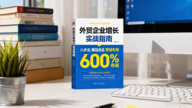 外贸企业增长实战指南，八步法、爆品选品、营销布局，业绩增长300%-老莫涯