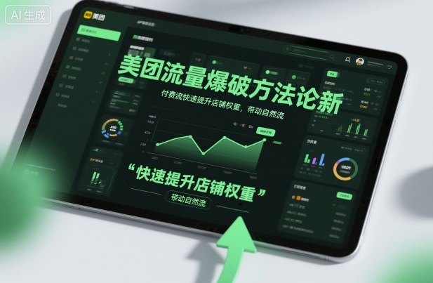 美团流量爆破方法论，付费流快速提升店铺权重，带动自然流-老莫涯