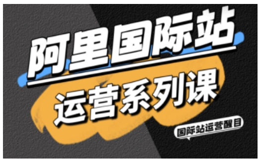 阿里国际站运营系列课，涵盖精准引流、直通车与全站推实战SOP，搭配AI效率工具包与高阶增长玩法(更新)-老莫涯