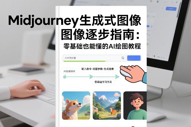 Midjourney生成式图像逐步指南：零基础也能懂的AI绘图教程-老莫涯