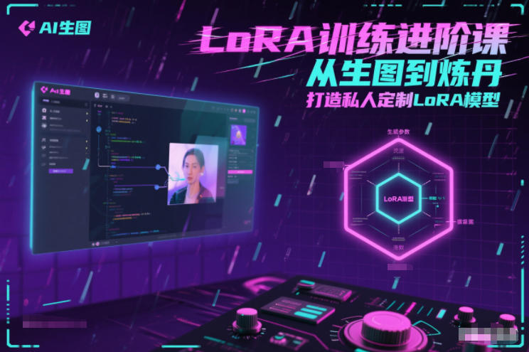 LoRA训练进阶课，从生图到炼丹，打造私人定制LoRA模型-老莫涯