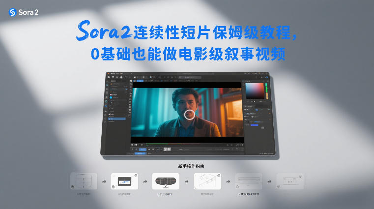 Sora2连续性短片保姆级教程，0基础也能做电影级叙事视频-老莫涯