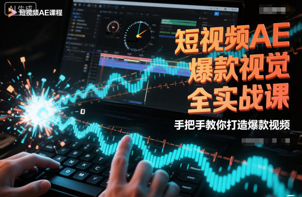 短视频AE爆款视觉全实战课，手把手教你打造爆款视频-老莫涯