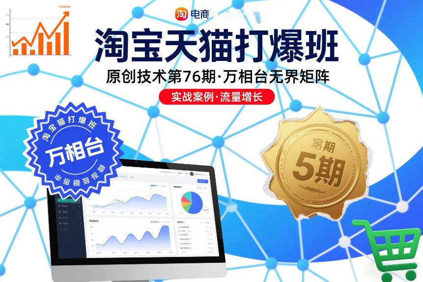 淘宝天猫打爆班原创技术第76期，万相台无界矩阵-老莫涯