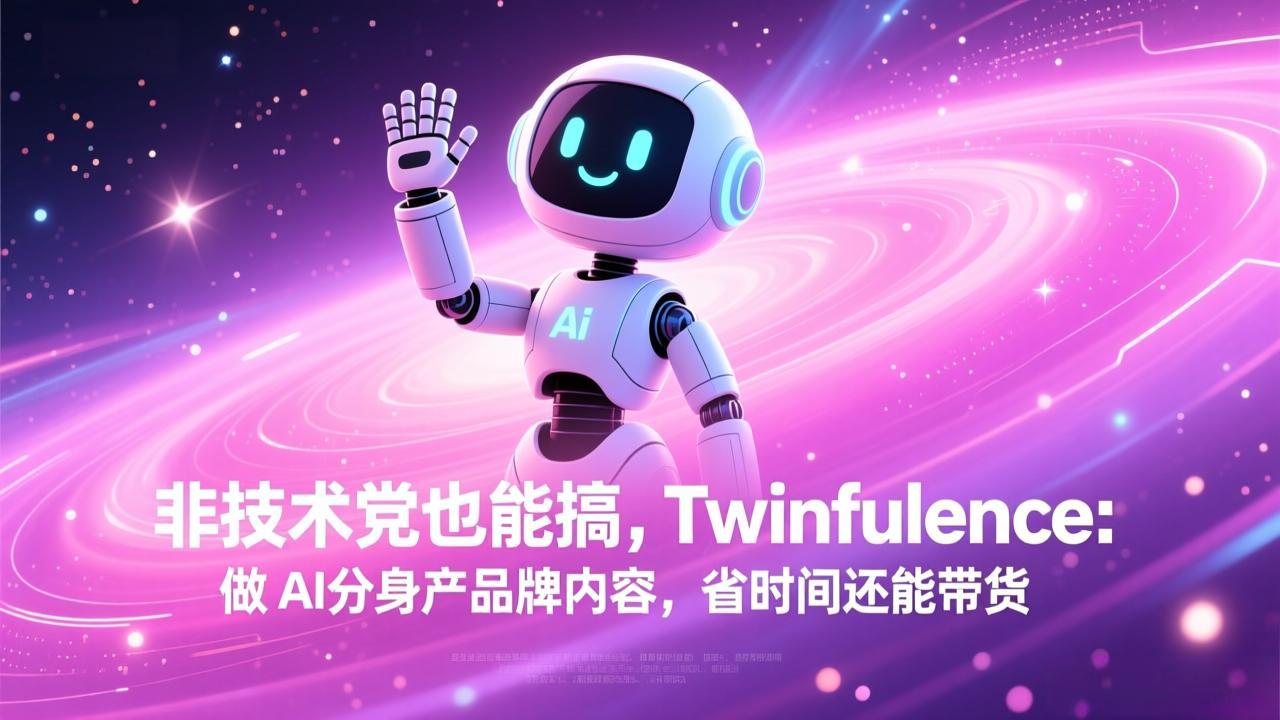 非技术党也能搞!Twinfluence:做 AI 分身产品牌内容,省时间还能带货-老莫涯