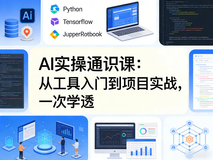AI实操通识课，从工具入门到项目实战，一次学透-老莫涯
