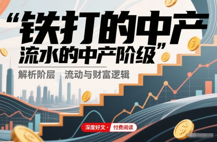 付费文章：铁打的中产，流水的中产阶级-老莫涯