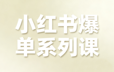 尼采老师·小红书爆单系列课-老莫涯