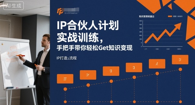 IP合伙人计划实战训练，手把手带你轻松Get知识变现-老莫涯