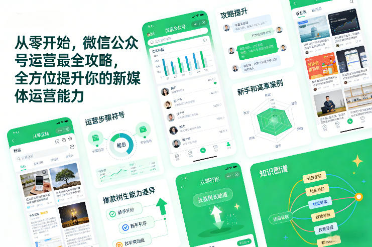 从零开始，微信公众号运营最全攻略，全方位提升你的新媒体运营能力-老莫涯