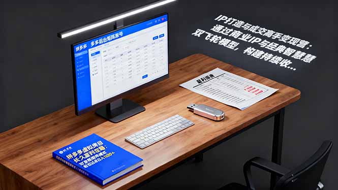 IP打造与成交高手变现营:通过商业IP+经典智慧双飞轮模型 构建持续收钱系统-老莫涯