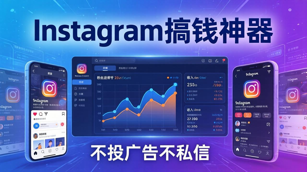 Instagram搞钱神器：月涨6万粉+月入5万刀，不投广告不私信，靠算法+低价产品-老莫涯