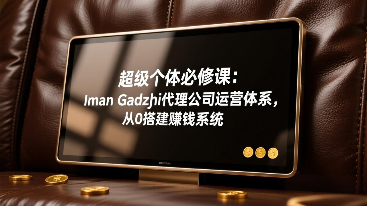 超级个体必修课：Iman Gadzhi代理公司运营体系，从0搭建赚钱系统-老莫涯